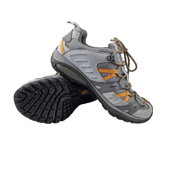 Merrell Shoes - Merrell Brindle Gray Waterproof Low Trail Hiking Shoes Women's Shoe Size 7.5